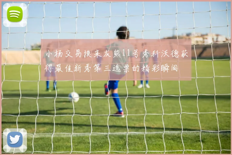 小杨交易换来灰熊11号秀科沃德获得最佳新秀第三选票的精彩瞬间