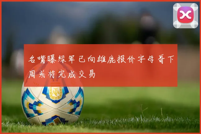 名嘴曝绿军已向雄鹿报价字母哥下周或将完成交易